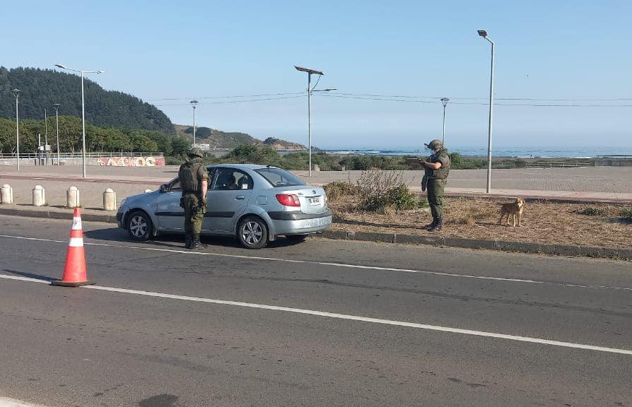 FISCALIZACIÓN DE CARABINEROS EN LA RUTA P-72S