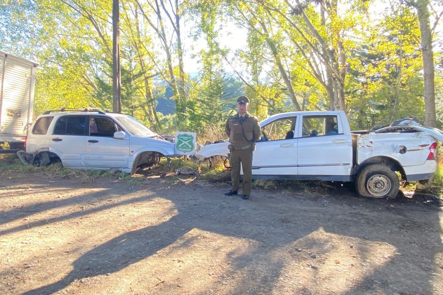 Provincia de Arauco: detenidos por robo y receptación de vehículos se duplican respecto a 2022